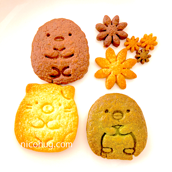 すみっこぐらしの型で作った手作りクッキー